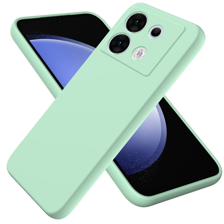 Solid Color Liquid Silicone Dropproof Full Coverage Phone Case, For Infinix Zero 30 5G, For Infinix GT 10 Pro