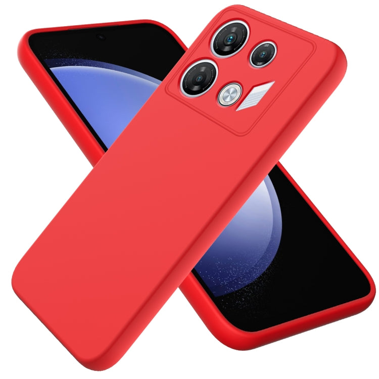Solid Color Liquid Silicone Dropproof Full Coverage Phone Case, For Infinix Zero 30 5G, For Infinix GT 10 Pro