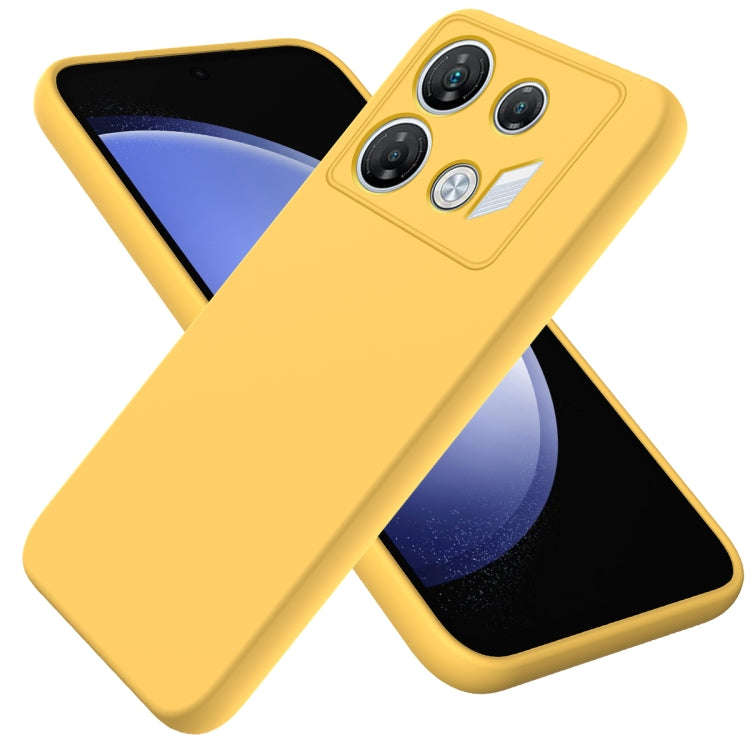 Solid Color Liquid Silicone Dropproof Full Coverage Phone Case, For Infinix Zero 30 5G, For Infinix GT 10 Pro