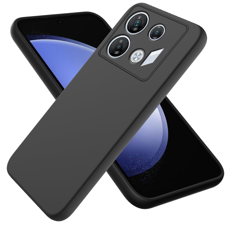 Solid Color Liquid Silicone Dropproof Full Coverage Phone Case, For Infinix Zero 30 5G, For Infinix GT 10 Pro