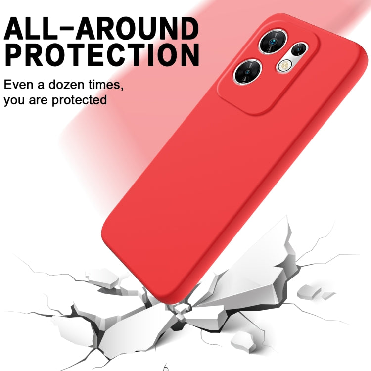 Solid Color Liquid Silicone Dropproof Full Coverage Phone Case, For Infinix Zero 30 4G, For Infinix Zero 30 5G, For Infinix GT 10 Pro