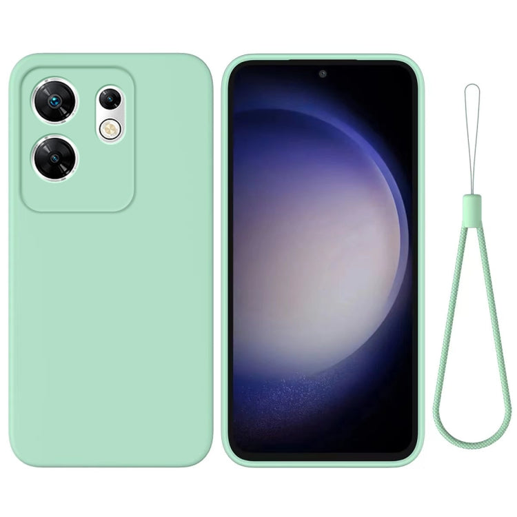 Solid Color Liquid Silicone Dropproof Full Coverage Phone Case, For Infinix Zero 30 4G, For Infinix Zero 30 5G, For Infinix GT 10 Pro