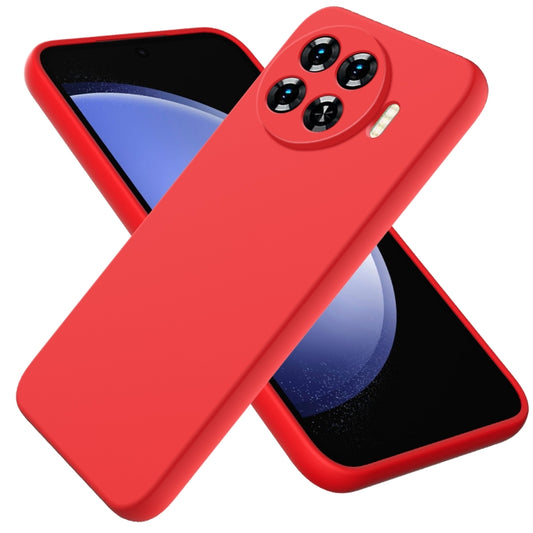 Solid Color Liquid Silicone Dropproof Full Coverage Protective Case, For Tecno Spark 20 Pro+, For Tecno Spark 20 Pro 4G, For Tecno Spark 20C/Go 2024, For Tecno Spark 20, For Tecno Pop 8