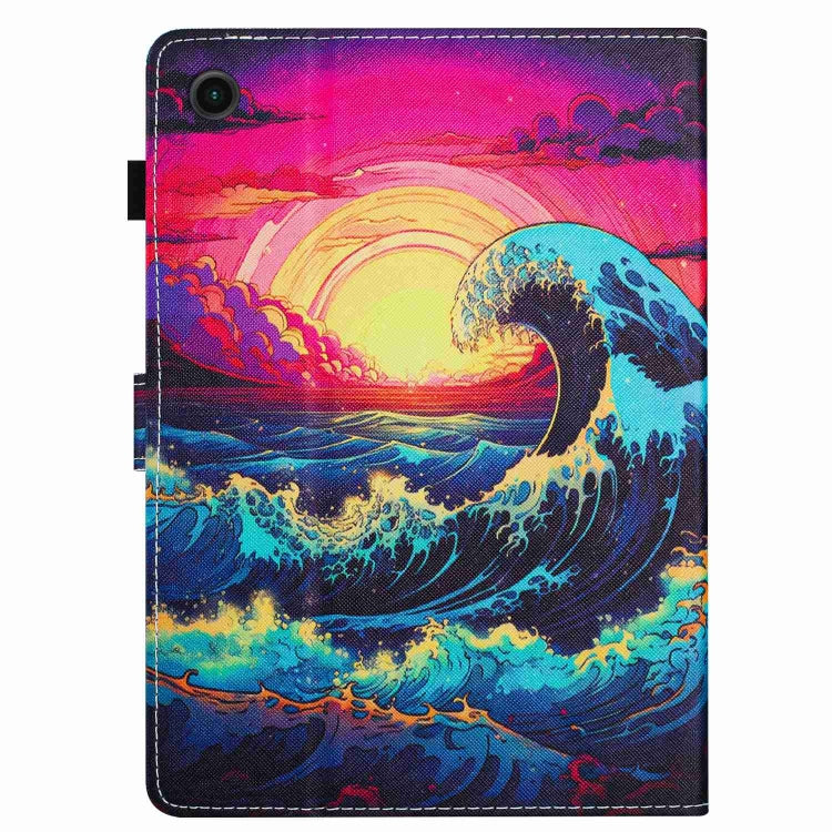 Painted Pattern Stitching Smart Leather Tablet Case, For Lenovo Tab M10 3rd Gen, For Lenovo Tab M10 Plus 10.6 3rd Gen, For Lenovo Tab P11, For Lenovo Tab M10 HD 2nd Gen, For Lenovo Tab M10 Plus