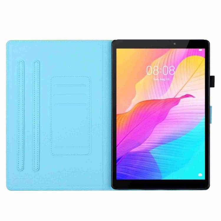Painted Pattern Stitching Smart Leather Tablet Case, For Lenovo Tab M10 3rd Gen, For Lenovo Tab M10 Plus 10.6 3rd Gen, For Lenovo Tab P11, For Lenovo Tab M10 HD 2nd Gen, For Lenovo Tab M10 Plus