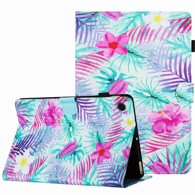 Painted Pattern Stitching Smart Leather Tablet Case, For Lenovo Tab M10 3rd Gen, For Lenovo Tab M10 Plus 10.6 3rd Gen, For Lenovo Tab P11, For Lenovo Tab M10 HD 2nd Gen, For Lenovo Tab M10 Plus