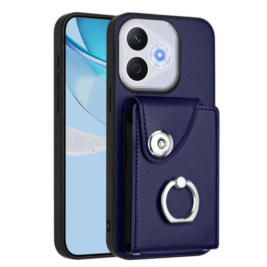 Organ Card Bag Ring Holder PU Phone Case, For Honor 400 Lite Global / X70i, For Honor X8c 4G, For Honor X60 Pro / X9c / Magic7 Lite, For Honor X60 / X9c Smart, For Honor X6b 4G, For Honor 200 5G, For Honor 200 Pro 5G, For Honor 200 Lite 5G Global