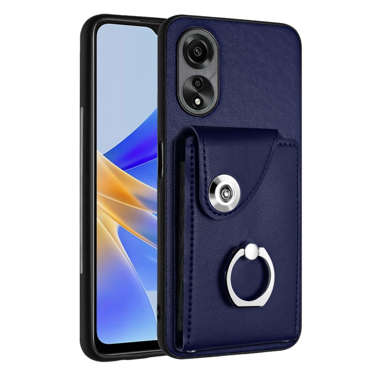 Organ Card Bag Ring Holder PU Phone Case, For OPPO A3 Pro 5G, For OPPO Reno11 F Thai Version, For OPPO F25 Pro 5G India, For OPPO Reno11 Global, For OPPO Reno11 Pro Global, For OPPO A58/A58x/A78 5G/A1x/A2x, For OPPO A38 4G / A18 4G Global              ...