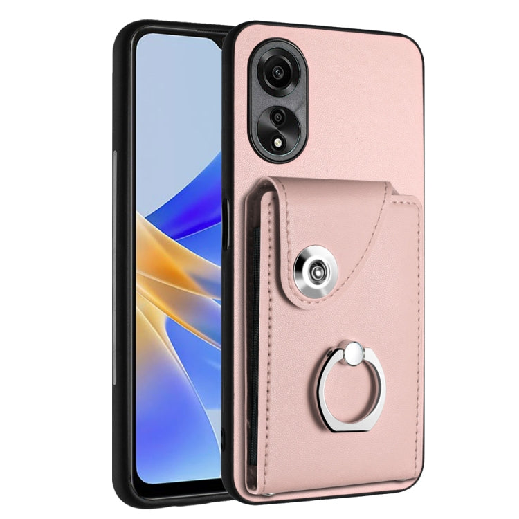 Organ Card Bag Ring Holder PU Phone Case, For OPPO A3 Pro 5G, For OPPO Reno11 F Thai Version, For OPPO F25 Pro 5G India, For OPPO Reno11 Global, For OPPO Reno11 Pro Global, For OPPO A58/A58x/A78 5G/A1x/A2x, For OPPO A38 4G / A18 4G Global              ...