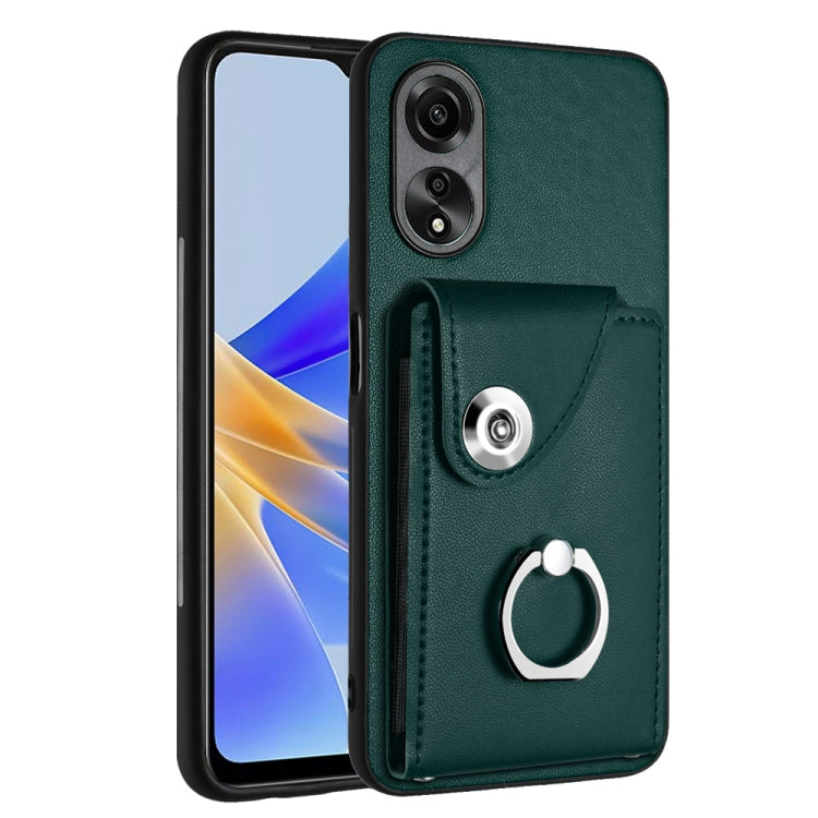 Organ Card Bag Ring Holder PU Phone Case, For OPPO A3 Pro 5G, For OPPO Reno11 F Thai Version, For OPPO F25 Pro 5G India, For OPPO Reno11 Global, For OPPO Reno11 Pro Global, For OPPO A58/A58x/A78 5G/A1x/A2x, For OPPO A38 4G / A18 4G Global              ...