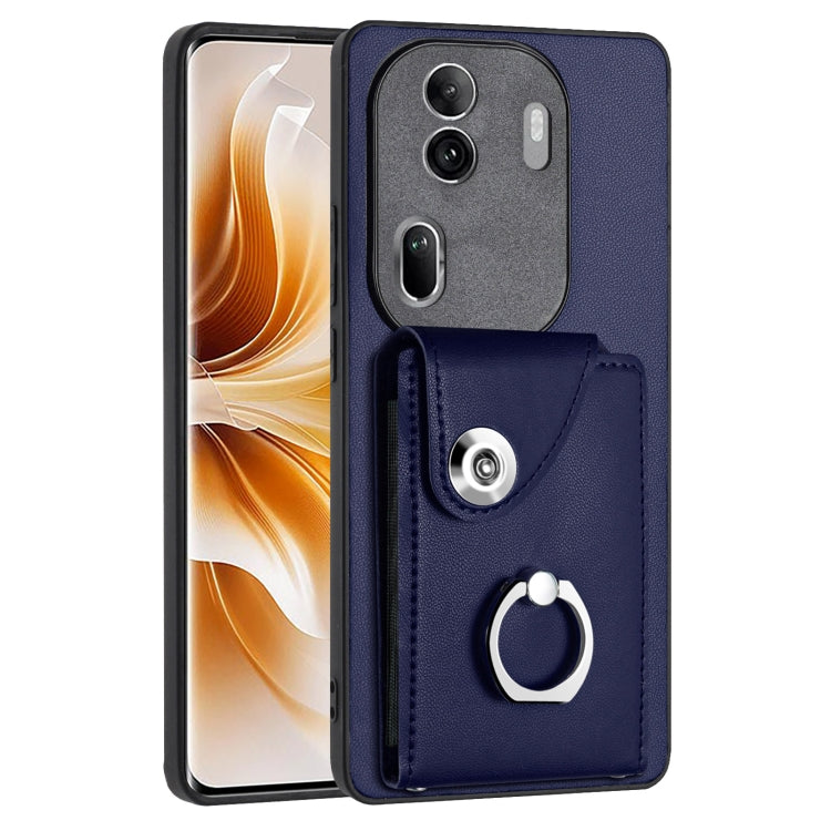 Organ Card Bag Ring Holder PU Phone Case, For OPPO A3 Pro 5G, For OPPO Reno11 F Thai Version, For OPPO F25 Pro 5G India, For OPPO Reno11 Global, For OPPO Reno11 Pro Global, For OPPO A58/A58x/A78 5G/A1x/A2x, For OPPO A38 4G / A18 4G Global              ...