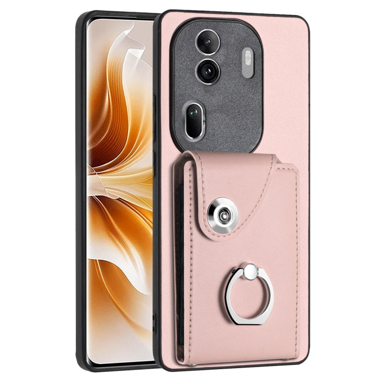 Organ Card Bag Ring Holder PU Phone Case, For OPPO A3 Pro 5G, For OPPO Reno11 F Thai Version, For OPPO F25 Pro 5G India, For OPPO Reno11 Global, For OPPO Reno11 Pro Global, For OPPO A58/A58x/A78 5G/A1x/A2x, For OPPO A38 4G / A18 4G Global              ...