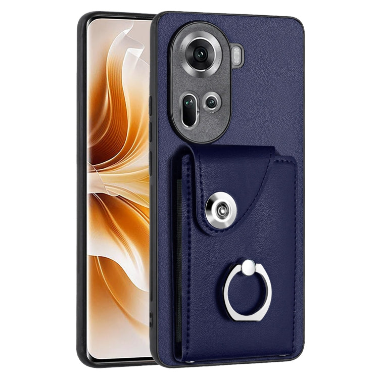 Organ Card Bag Ring Holder PU Phone Case, For OPPO A3 Pro 5G, For OPPO Reno11 F Thai Version, For OPPO F25 Pro 5G India, For OPPO Reno11 Global, For OPPO Reno11 Pro Global, For OPPO A58/A58x/A78 5G/A1x/A2x, For OPPO A38 4G / A18 4G Global              ...