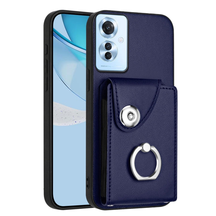 Organ Card Bag Ring Holder PU Phone Case, For OPPO A3 Pro 5G, For OPPO Reno11 F Thai Version, For OPPO F25 Pro 5G India, For OPPO Reno11 Global, For OPPO Reno11 Pro Global, For OPPO A58/A58x/A78 5G/A1x/A2x, For OPPO A38 4G / A18 4G Global              ...