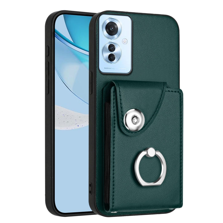 Organ Card Bag Ring Holder PU Phone Case, For OPPO A3 Pro 5G, For OPPO Reno11 F Thai Version, For OPPO F25 Pro 5G India, For OPPO Reno11 Global, For OPPO Reno11 Pro Global, For OPPO A58/A58x/A78 5G/A1x/A2x, For OPPO A38 4G / A18 4G Global              ...