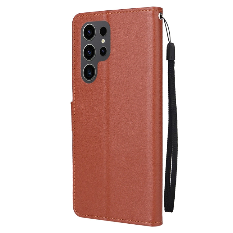3-Card Slots Multifunctional Leather Phone Case, For Samsung Galaxy S24 Ultra 5G, For Samsung Galaxy S24+ 5G, For Samsung Galaxy S24 5G, For Samsung Galaxy A05s, For Samsung Galaxy A04e