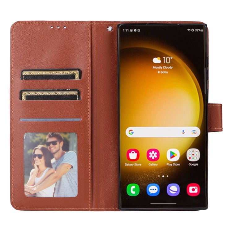 3-Card Slots Multifunctional Leather Phone Case, For Samsung Galaxy S24 Ultra 5G, For Samsung Galaxy S24+ 5G, For Samsung Galaxy S24 5G, For Samsung Galaxy A05s, For Samsung Galaxy A04e
