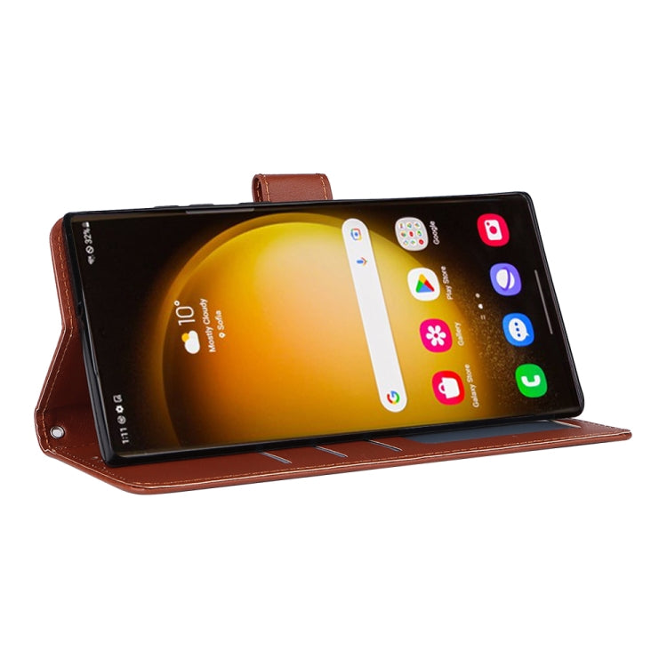 3-Card Slots Multifunctional Leather Phone Case, For Samsung Galaxy S24 Ultra 5G, For Samsung Galaxy S24+ 5G, For Samsung Galaxy S24 5G, For Samsung Galaxy A05s, For Samsung Galaxy A04e