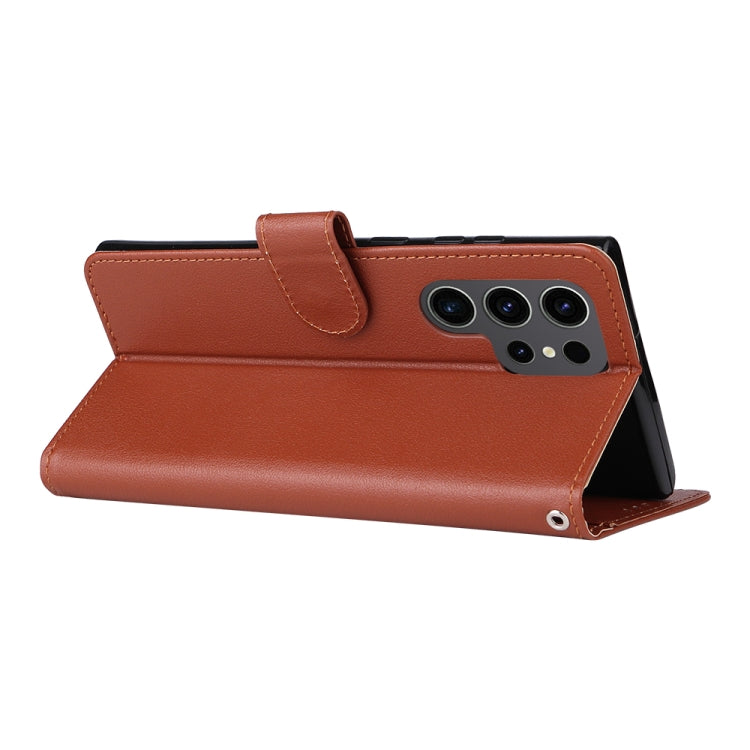 3-Card Slots Multifunctional Leather Phone Case, For Samsung Galaxy S24 Ultra 5G, For Samsung Galaxy S24+ 5G, For Samsung Galaxy S24 5G, For Samsung Galaxy A05s, For Samsung Galaxy A04e