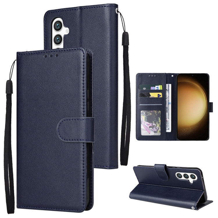 3-Card Slots Multifunctional Leather Phone Case, For Samsung Galaxy S24 Ultra 5G, For Samsung Galaxy S24+ 5G, For Samsung Galaxy S24 5G, For Samsung Galaxy A05s, For Samsung Galaxy A04e