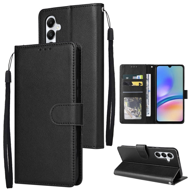3-Card Slots Multifunctional Leather Phone Case, For Samsung Galaxy S24 Ultra 5G, For Samsung Galaxy S24+ 5G, For Samsung Galaxy S24 5G, For Samsung Galaxy A05s, For Samsung Galaxy A04e