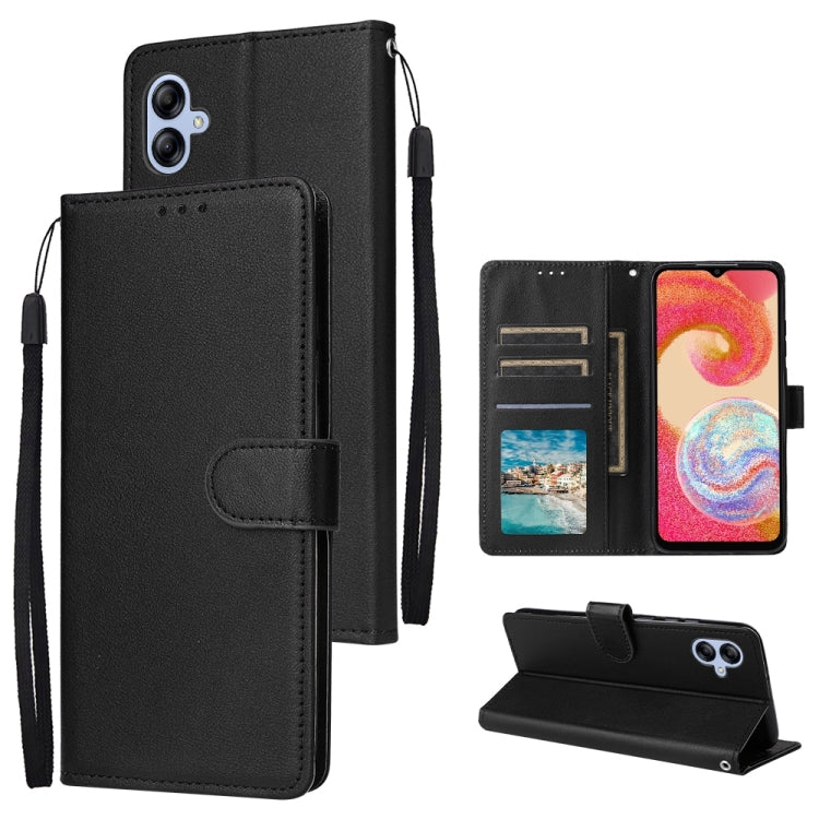 3-Card Slots Multifunctional Leather Phone Case, For Samsung Galaxy S24 Ultra 5G, For Samsung Galaxy S24+ 5G, For Samsung Galaxy S24 5G, For Samsung Galaxy A05s, For Samsung Galaxy A04e