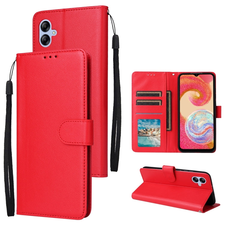 3-Card Slots Multifunctional Leather Phone Case, For Samsung Galaxy S24 Ultra 5G, For Samsung Galaxy S24+ 5G, For Samsung Galaxy S24 5G, For Samsung Galaxy A05s, For Samsung Galaxy A04e