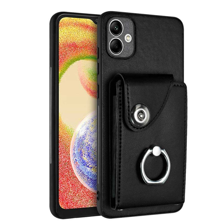 Organ Card Bag Ring Holder PU Phone Case, For Samsung Galaxy A04 4G, For Samsung Galaxy A13 5G / A04s, For Samsung Galaxy S20 FE, For Samsung Galaxy A23 165.4mm, For Samsung Galaxy A53 5G, For Samsung Galaxy A33 5G, For Samsung Galaxy A13 4G           ...