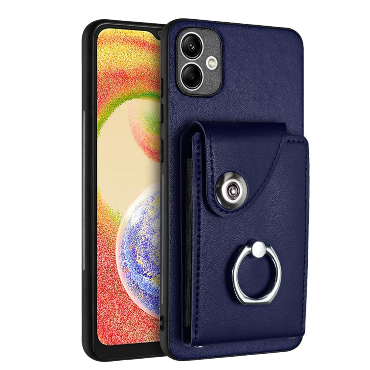 Organ Card Bag Ring Holder PU Phone Case, For Samsung Galaxy S24 Ultra 5G, For Samsung Galaxy S24+ 5G, For Samsung Galaxy S24 5G, For Samsung Galaxy A15 4G, For Samsung Galaxy A05, For Samsung Galaxy A05s 4G, For Samsung Galaxy A25 5G Global           ...
