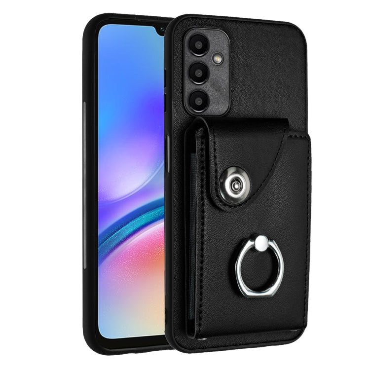 Organ Card Bag Ring Holder PU Phone Case, For Samsung Galaxy S24 Ultra 5G, For Samsung Galaxy S24+ 5G, For Samsung Galaxy S24 5G, For Samsung Galaxy A15 4G, For Samsung Galaxy A05, For Samsung Galaxy A05s 4G, For Samsung Galaxy A25 5G Global           ...