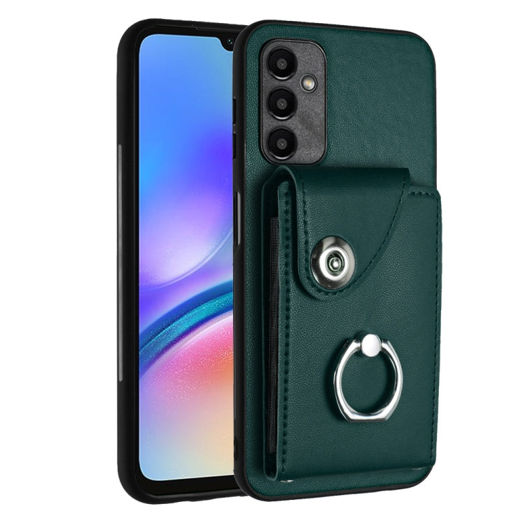 Organ Card Bag Ring Holder PU Phone Case, For Samsung Galaxy S24 Ultra 5G, For Samsung Galaxy S24+ 5G, For Samsung Galaxy S24 5G, For Samsung Galaxy A15 4G, For Samsung Galaxy A05, For Samsung Galaxy A05s 4G, For Samsung Galaxy A25 5G Global           ...