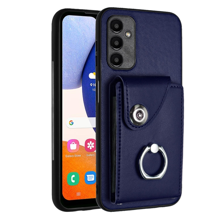 Organ Card Bag Ring Holder PU Phone Case, For Samsung Galaxy A24 4G, For Samsung Galaxy A04e / M04 / F04 4G, For Samsung Galaxy A34 5G, For Samsung Galaxy A54 5G, For Samsung Galaxy S23 Ultra 5G, For Samsung Galaxy S23+ 5G, For Samsung Galaxy S23 5G   ...