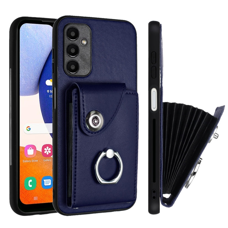 Organ Card Bag Ring Holder PU Phone Case, For Samsung Galaxy A24 4G, For Samsung Galaxy A04e / M04 / F04 4G, For Samsung Galaxy A34 5G, For Samsung Galaxy A54 5G, For Samsung Galaxy S23 Ultra 5G, For Samsung Galaxy S23+ 5G, For Samsung Galaxy S23 5G   ...