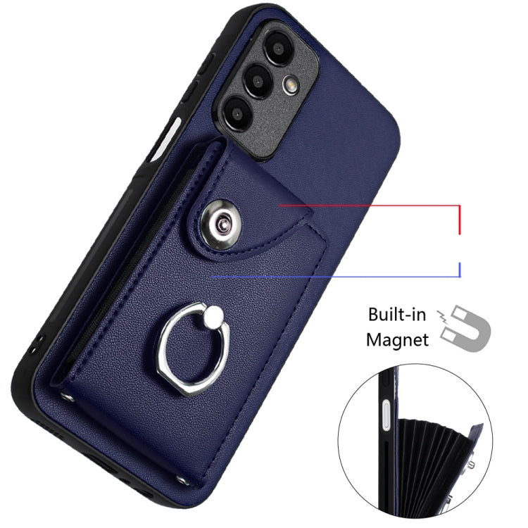 Organ Card Bag Ring Holder PU Phone Case, For Samsung Galaxy A24 4G, For Samsung Galaxy A04e / M04 / F04 4G, For Samsung Galaxy A34 5G, For Samsung Galaxy A54 5G, For Samsung Galaxy S23 Ultra 5G, For Samsung Galaxy S23+ 5G, For Samsung Galaxy S23 5G   ...