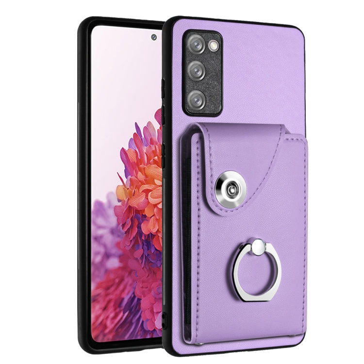 Organ Card Bag Ring Holder PU Phone Case, For Samsung Galaxy A04 4G, For Samsung Galaxy A13 5G / A04s, For Samsung Galaxy S20 FE, For Samsung Galaxy A23 165.4mm, For Samsung Galaxy A53 5G, For Samsung Galaxy A33 5G, For Samsung Galaxy A13 4G           ...