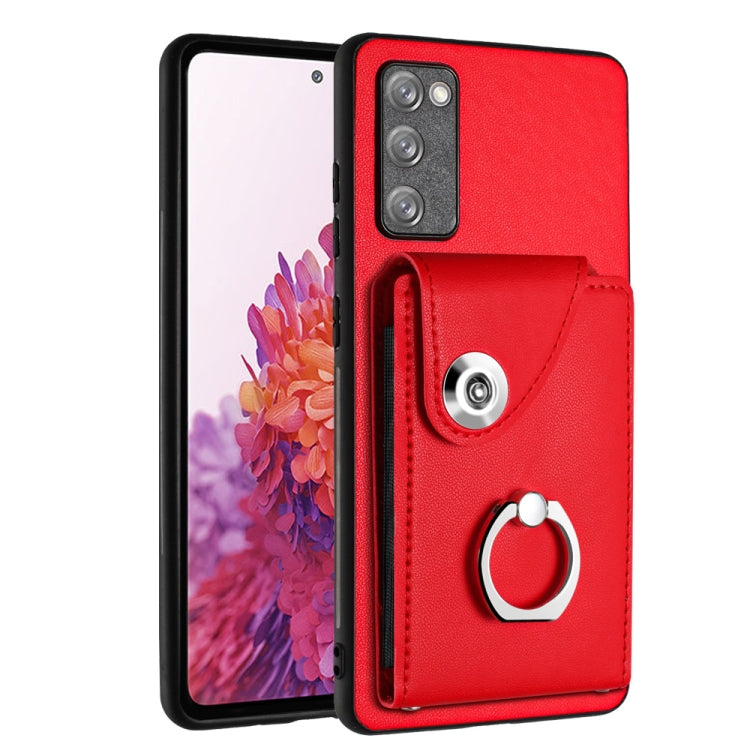 Organ Card Bag Ring Holder PU Phone Case, For Samsung Galaxy A04 4G, For Samsung Galaxy A13 5G / A04s, For Samsung Galaxy S20 FE, For Samsung Galaxy A23 165.4mm, For Samsung Galaxy A53 5G, For Samsung Galaxy A33 5G, For Samsung Galaxy A13 4G           ...