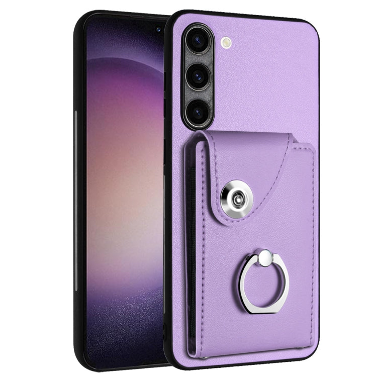Organ Card Bag Ring Holder PU Phone Case, For Samsung Galaxy A24 4G, For Samsung Galaxy A04e / M04 / F04 4G, For Samsung Galaxy A34 5G, For Samsung Galaxy A54 5G, For Samsung Galaxy S23 Ultra 5G, For Samsung Galaxy S23+ 5G, For Samsung Galaxy S23 5G   ...
