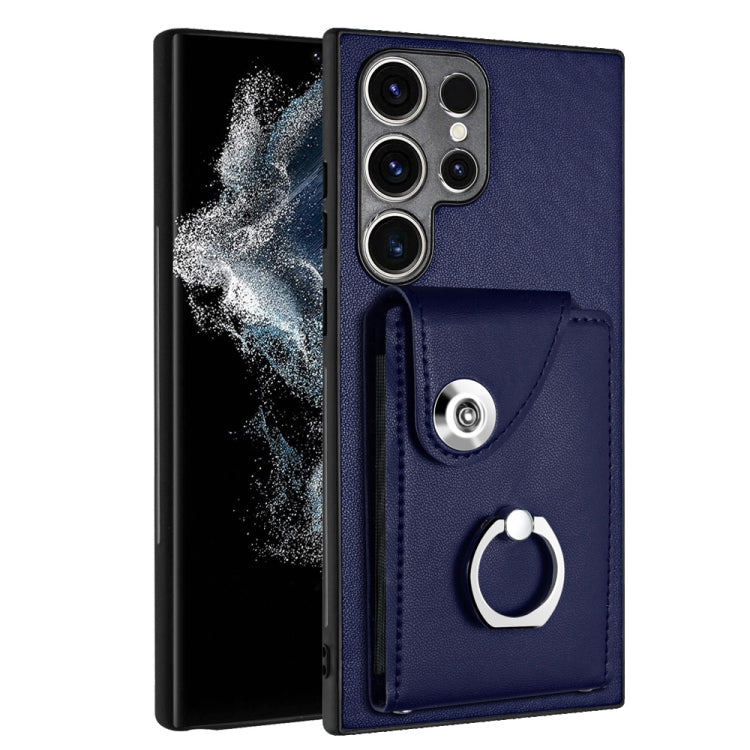 Organ Card Bag Ring Holder PU Phone Case, For Samsung Galaxy A24 4G, For Samsung Galaxy A04e / M04 / F04 4G, For Samsung Galaxy A34 5G, For Samsung Galaxy A54 5G, For Samsung Galaxy S23 Ultra 5G, For Samsung Galaxy S23+ 5G, For Samsung Galaxy S23 5G   ...