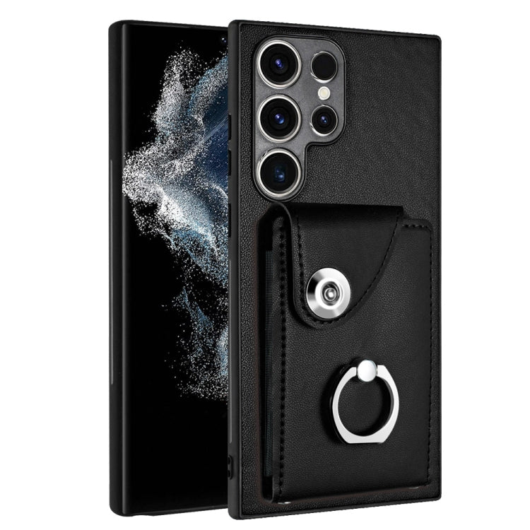 Organ Card Bag Ring Holder PU Phone Case, For Samsung Galaxy A24 4G, For Samsung Galaxy A04e / M04 / F04 4G, For Samsung Galaxy A34 5G, For Samsung Galaxy A54 5G, For Samsung Galaxy S23 Ultra 5G, For Samsung Galaxy S23+ 5G, For Samsung Galaxy S23 5G   ...