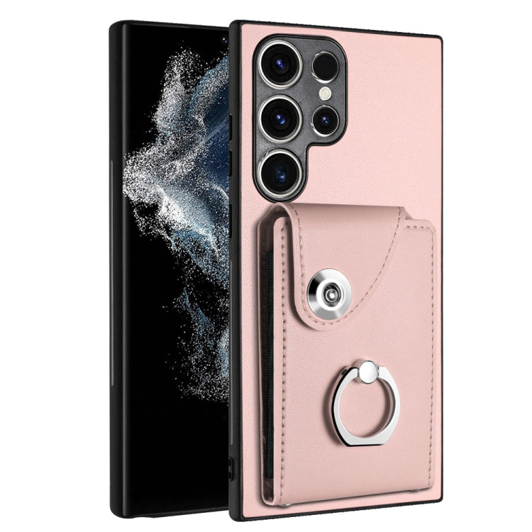 Organ Card Bag Ring Holder PU Phone Case, For Samsung Galaxy A24 4G, For Samsung Galaxy A04e / M04 / F04 4G, For Samsung Galaxy A34 5G, For Samsung Galaxy A54 5G, For Samsung Galaxy S23 Ultra 5G, For Samsung Galaxy S23+ 5G, For Samsung Galaxy S23 5G   ...