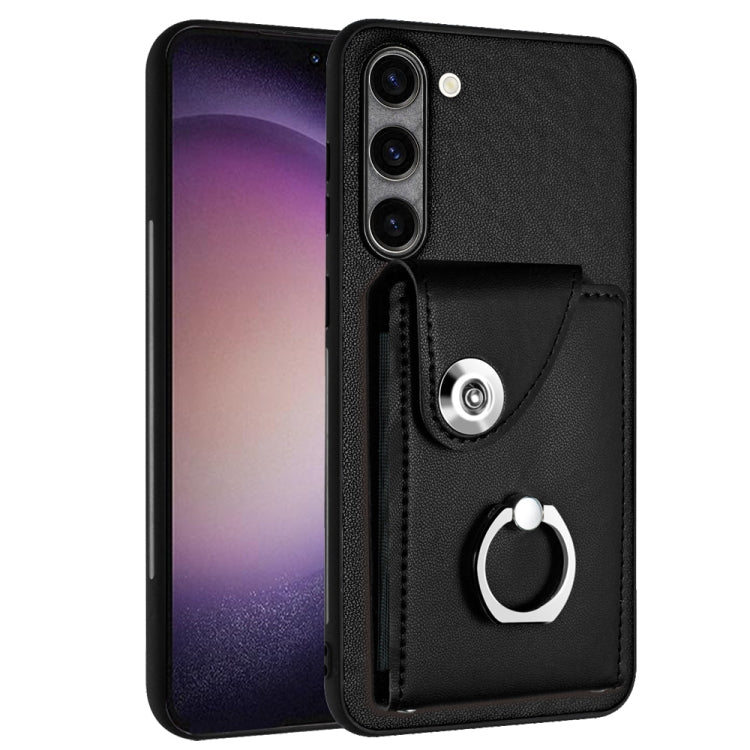 Organ Card Bag Ring Holder PU Phone Case, For Samsung Galaxy A24 4G, For Samsung Galaxy A04e / M04 / F04 4G, For Samsung Galaxy A34 5G, For Samsung Galaxy A54 5G, For Samsung Galaxy S23 Ultra 5G, For Samsung Galaxy S23+ 5G, For Samsung Galaxy S23 5G   ...