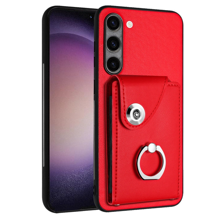 Organ Card Bag Ring Holder PU Phone Case, For Samsung Galaxy A24 4G, For Samsung Galaxy A04e / M04 / F04 4G, For Samsung Galaxy A34 5G, For Samsung Galaxy A54 5G, For Samsung Galaxy S23 Ultra 5G, For Samsung Galaxy S23+ 5G, For Samsung Galaxy S23 5G   ...