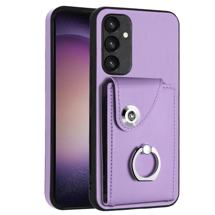 Organ Card Bag Ring Holder PU Phone Case, For Samsung Galaxy A24 4G, For Samsung Galaxy A04e / M04 / F04 4G, For Samsung Galaxy A34 5G, For Samsung Galaxy A54 5G, For Samsung Galaxy S23 Ultra 5G, For Samsung Galaxy S23+ 5G, For Samsung Galaxy S23 5G   ...