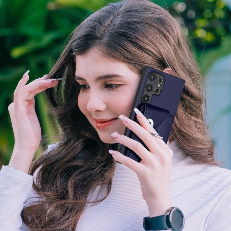 Organ Card Bag Ring Holder PU Phone Case, For Samsung Galaxy S24 Ultra 5G, For Samsung Galaxy S24+ 5G, For Samsung Galaxy S24 5G, For Samsung Galaxy A15 4G, For Samsung Galaxy A05, For Samsung Galaxy A05s 4G, For Samsung Galaxy A25 5G Global           ...