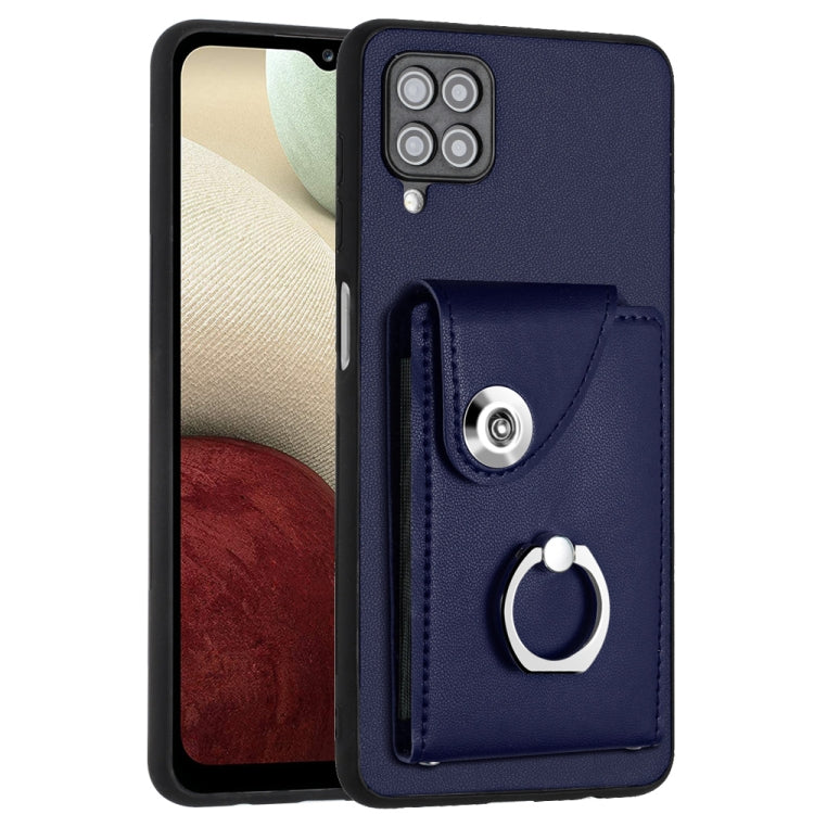 Organ Card Bag Ring Holder PU Phone Case, For Samsung Galaxy S22+ 5G, For Samsung Galaxy S22 5G, For Samsung Galaxy S21 FE 5G, For Samsung Galaxy A52 5G, For Samsung Galaxy A12