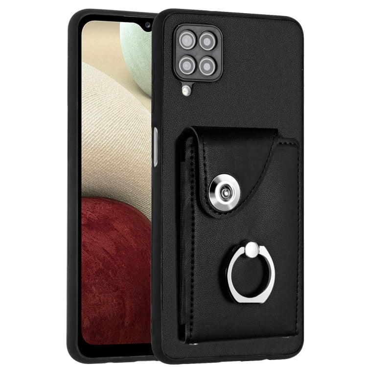 Organ Card Bag Ring Holder PU Phone Case, For Samsung Galaxy S22+ 5G, For Samsung Galaxy S22 5G, For Samsung Galaxy S21 FE 5G, For Samsung Galaxy A52 5G, For Samsung Galaxy A12