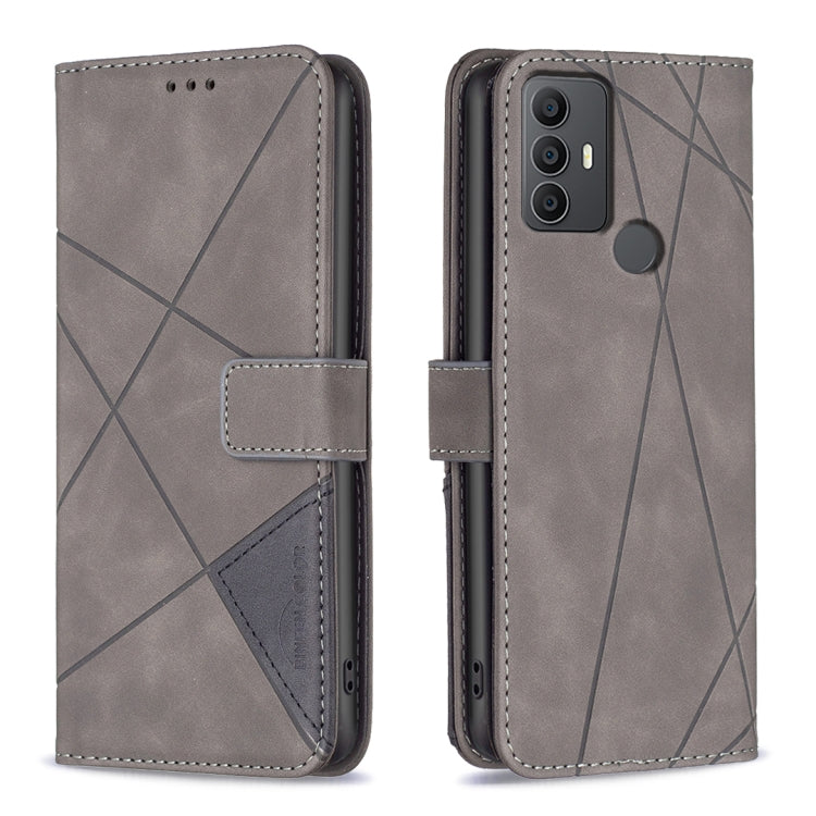 Magnetic Buckle Rhombus Texture Leather Phone Case, For TCL 50 SE, For TCL 40 NxtPaper, For TCL 40 SE, For TCL 405, For TCL 305 / 306 / 30 SE, For TCL 50 XE/50 XL 5G