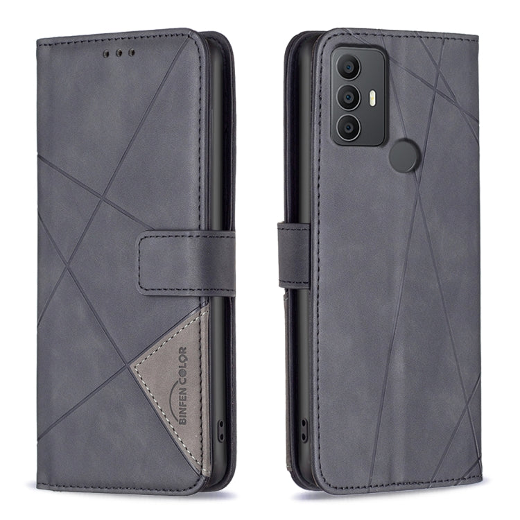 Magnetic Buckle Rhombus Texture Leather Phone Case, For TCL 50 SE, For TCL 40 NxtPaper, For TCL 40 SE, For TCL 405, For TCL 305 / 306 / 30 SE, For TCL 50 XE/50 XL 5G
