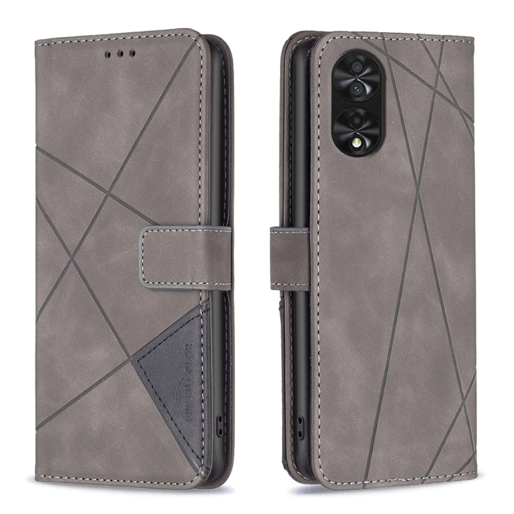 Magnetic Buckle Rhombus Texture Leather Phone Case, For TCL 50 SE, For TCL 40 NxtPaper, For TCL 40 SE, For TCL 405, For TCL 305 / 306 / 30 SE, For TCL 50 XE/50 XL 5G