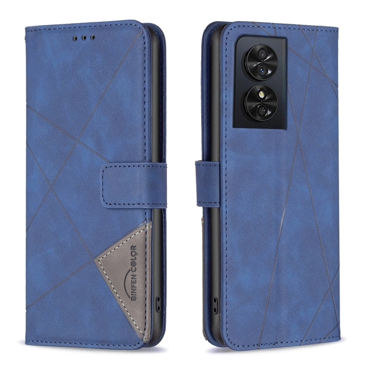 Magnetic Buckle Rhombus Texture Leather Phone Case, For TCL 50 SE, For TCL 40 NxtPaper, For TCL 40 SE, For TCL 405, For TCL 305 / 306 / 30 SE, For TCL 50 XE/50 XL 5G